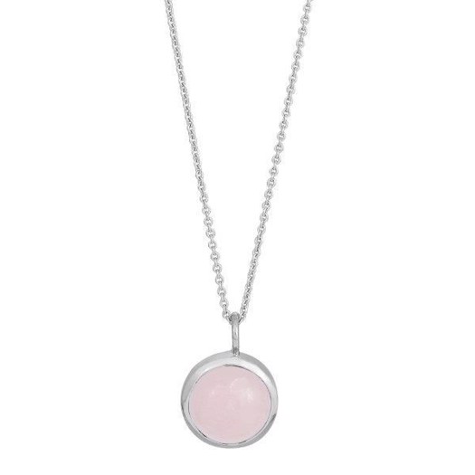 Billede af Nordahl Jewellery - SWEETS52 halskæde i sølv m. rosakvarts